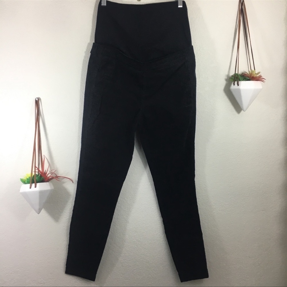 ASOS Maternity denim black corduroy skinny pants